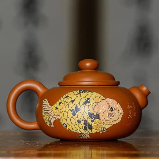 滇南陶韵云南建水紫陶中国四大名陶全手工制黄初晨复烧壶 商品图0