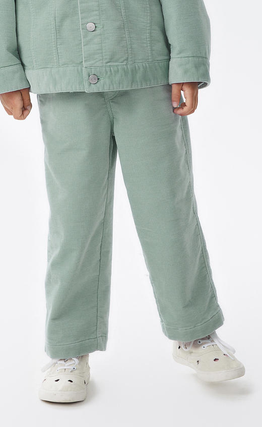 江南布衣童  22年秋款  休闲舒适灯芯绒长裤  1M9E11070 商品图7