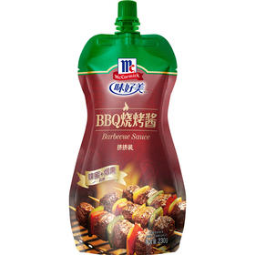 【百】味好美（McCormicK） 调味酱/酱料烧烤酱 BBQ烧烤酱挤挤装230g