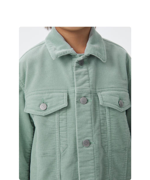 江南布衣童  22年秋款  复古宽松翻领夹克   1M9610480 商品图7