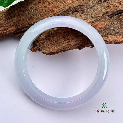 派瑞翡翠 翡翠手镯 糯种 紫色 商品图1