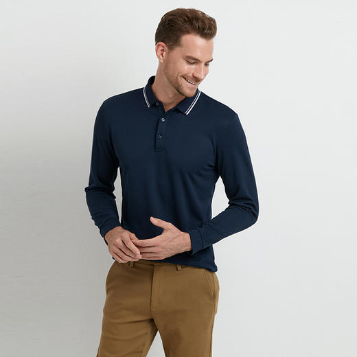 YvesFigarau伊夫·费嘉罗秋冬新款休闲长袖T恤940960 商品图3