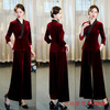 时尚改良，七分袖丝绒旗袍套装 GX22905 商品缩略图4