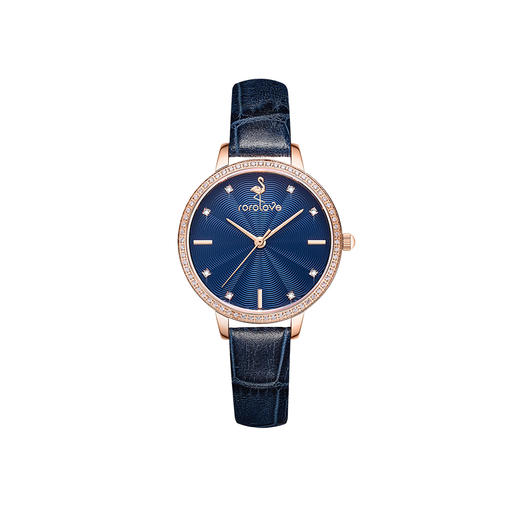 【ROROLOVE】蔷薇BabyRose系列 天然钻石腕表钻石手表女简约ins风女表腕表送礼物（8颗天然钻石、外圈为锆石） 商品图1