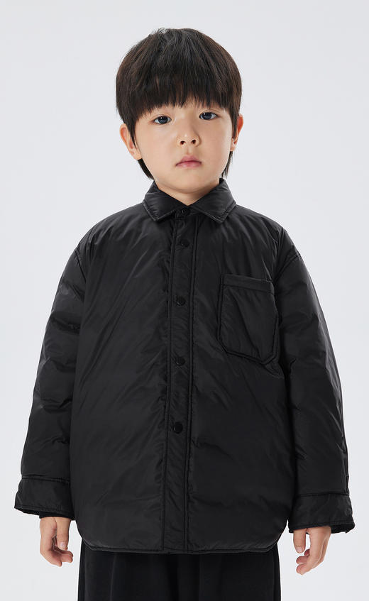 江南布衣童   22年秋款  保暖中长款羽绒服  1M9C10630 商品图7