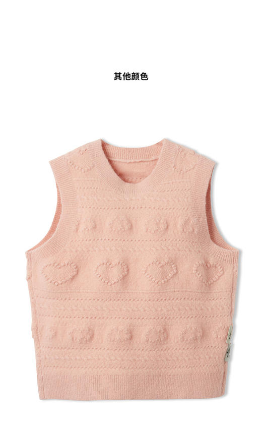江南布衣童   绵羊毛纯色毛衫背心  YM9310150 商品图4