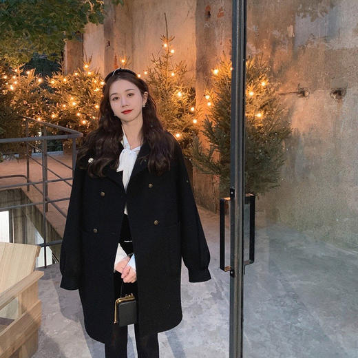 金蘑菇菇【骆马绒奥斯汀】材质还是要看黑标弧度年轻氛围版型大衣 商品图5