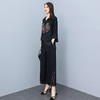 （秋季上新）HXY803香云纱2022夏新款高端真丝时尚洋气复古套装阔腿裤两件套【XP】 商品缩略图3