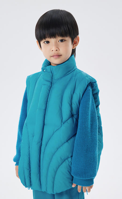 江南布衣童  22年秋款  保暖羽绒马甲  1M9C10620 商品图8