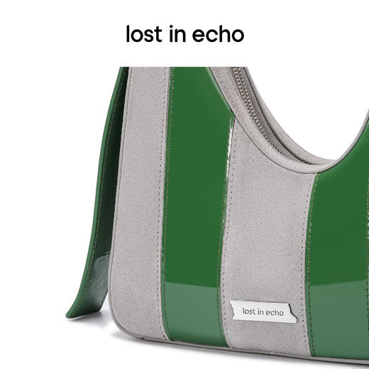 lost in echo 不对称拼接小号月牙包腋下包 商品图5