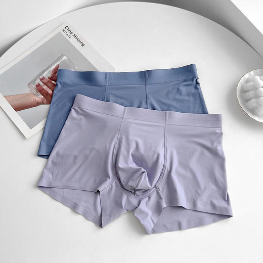 老米优品 / 云感透气的篙品质男士内裤！《锦纶磨毛桑蚕丝抑菌无痕男士平角裤》真的ju好穿，送老公，送爸爸，都是不错的选择！N86029 商品图4