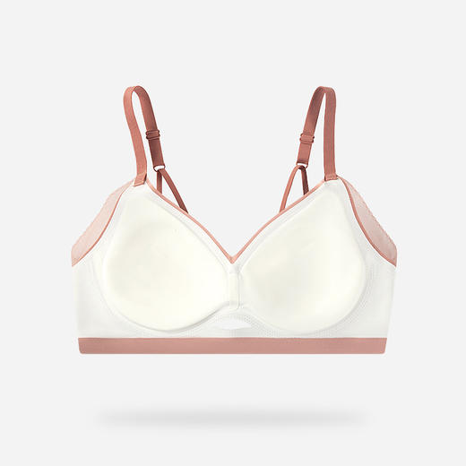 黛唯梵 无痕内衣女小胸聚拢收副乳防下垂无钢圈薄款美背文胸 商品图3