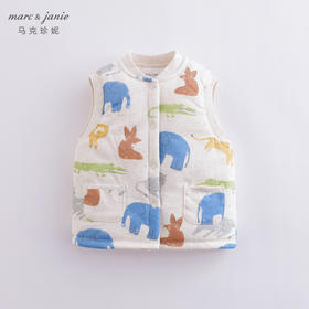 【杜邦棉】马克珍妮冬装新款 男女童保暖马甲背心221872