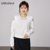 oldcolour春秋商场同款白色设计感小众气质T恤上衣女DN31023806 商品缩略图0