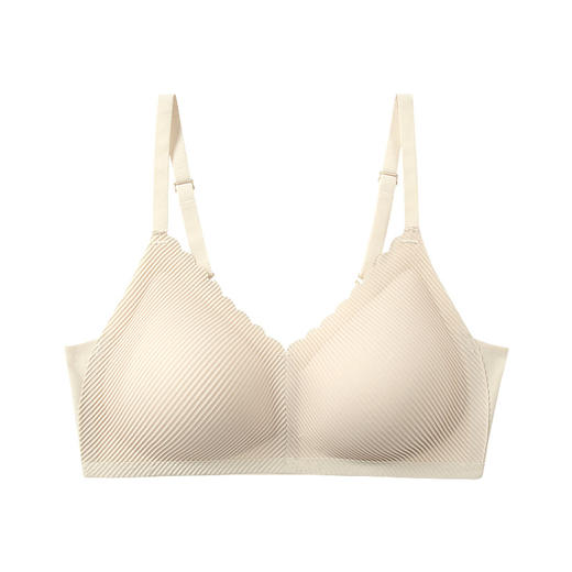黛唯梵无痕美背内衣女小胸聚拢薄款上托简约收副乳防下垂文胸罩 商品图4