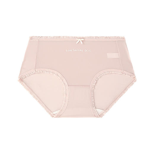 黛唯梵 日系字母印花可爱内裤女包臀不夹pp舒适透气中腰三角裤 商品图4