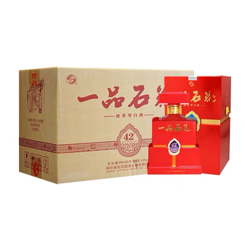 【石花】一品石花500ml*4-浓香型42度