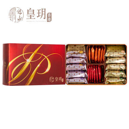 【外运冷链】香港皇玥什锦饼干蝴蝶酥鸡蛋卷进口糕点零食礼盒办公室食品伴手礼 商品图2