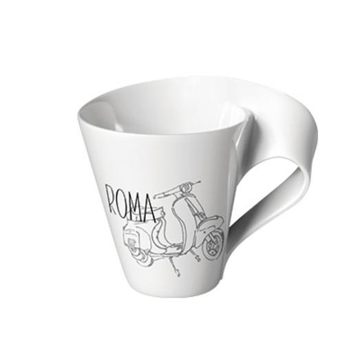 唯宝马克杯字母咖啡杯陶瓷杯子摩登都会 商品图0