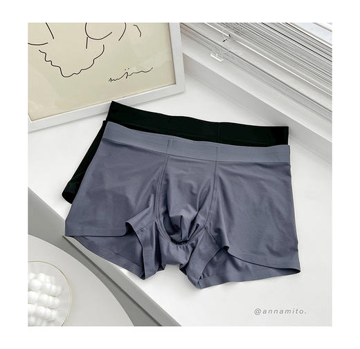 老米优品 / 云感透气的篙品质男士内裤！《锦纶磨毛桑蚕丝抑菌无痕男士平角裤》真的ju好穿，送老公，送爸爸，都是不错的选择！N86029 商品图10