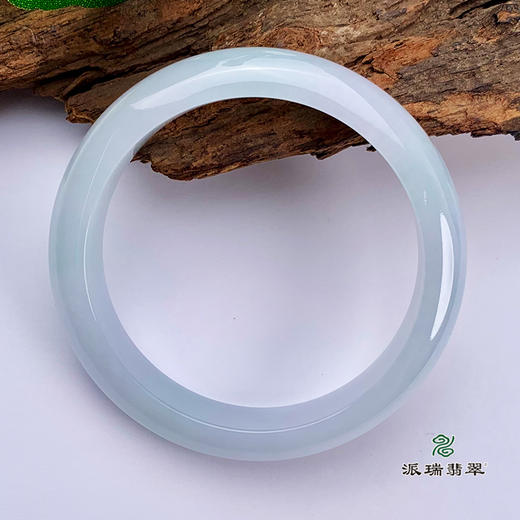 派瑞翡翠 翡翠手镯 糯种 紫色 商品图1