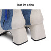 【下架】lost in echo 设计师品牌 侧拉链装饰方头切尔西短靴女春秋单靴（转淘宝） 商品缩略图4