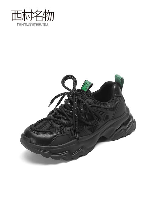 西村名物2022秋新款厚底老爹鞋37721 商品图1