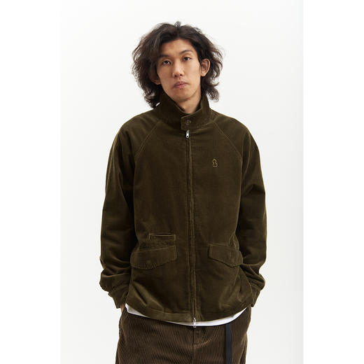 吃茶去chichaqu重磅灯芯绒宽松休闲百搭哈灵顿G9复古工装夹克外套 商品图0