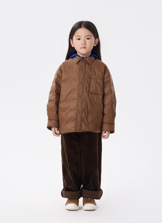 江南布衣童   22年秋款  保暖中长款羽绒服  1M9C10630 商品图12