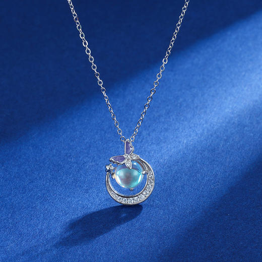 【童话星球】子佩集S925银月光石项链【ZJHY-N000643B】2206 商品图3