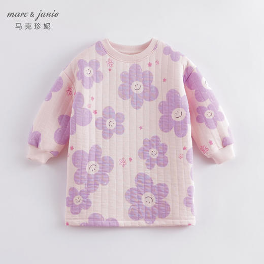马克珍妮女童空气层印花连衣裙 儿童裙子221080 商品图0