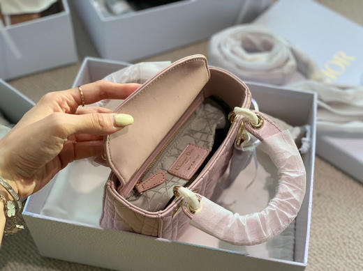 三格戴妃羊皮-珠光粉 商品图8