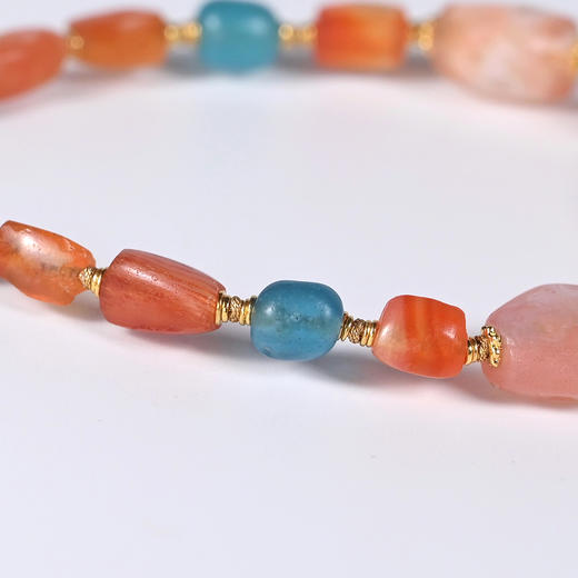 冰糖火焰缠丝玛瑙管多宝手串 商品图4