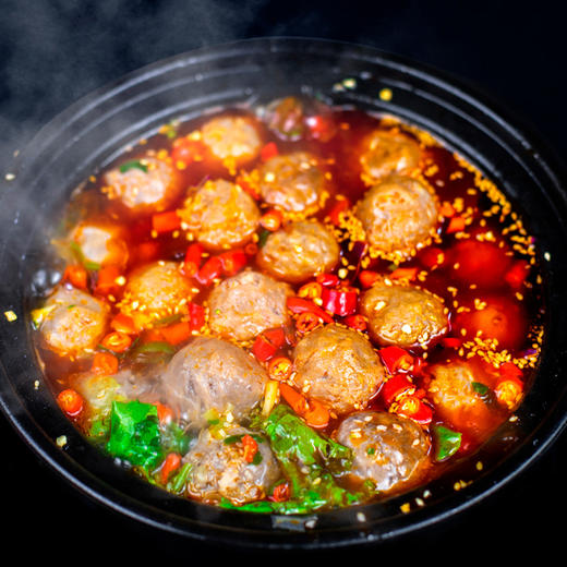 【鲜2斤家庭常备】青海新鲜雪域藏牦牛肉丸250g/袋*4袋 清真丸子 （绿振黄色袋子）冰袋+泡沫箱全程顺丰冷链包邮 商品图3