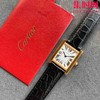 zui高版本 卡地亚TANK坦克系列 黄金壳 复古扣 美洲鳄鱼皮 瑞士朗达石英机芯。 商品缩略图8