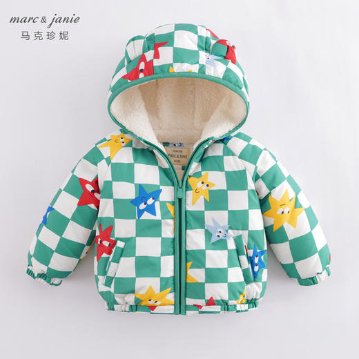 【杜邦棉】马克珍妮冬装新款 男女童印花棉衣外套221081 商品图1