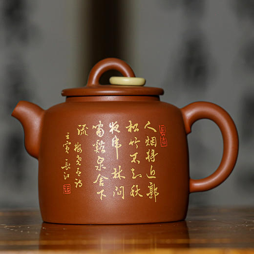 滇南陶韵云南建水紫陶中国四大名陶全手工制黄初晨复烧老虎壶 商品图1