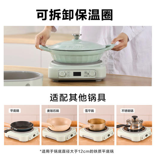 电磁炉家用灶智能珐琅锅预约多功能火锅炒菜全自动节能小型炉 商品图4