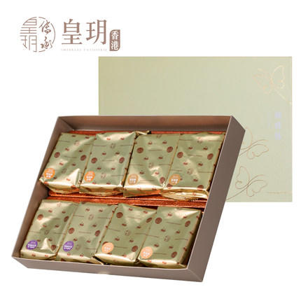 【外运冷链】香港皇玥蝴蝶酥办公室零食进口饼干早餐糕点礼盒装多口味送礼176g 商品图2