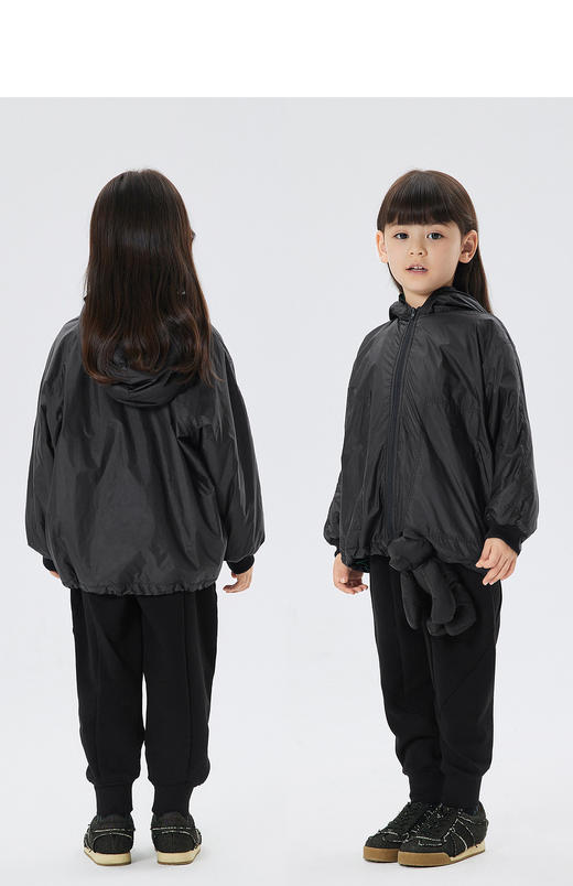 江南布衣童  22年秋款  短款加绒风衣  1M9910470 商品图7