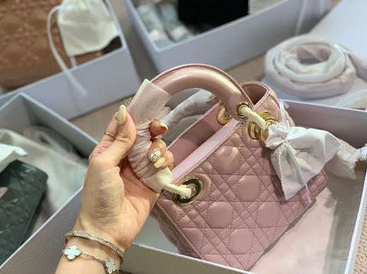 三格戴妃羊皮-珠光粉 商品图7