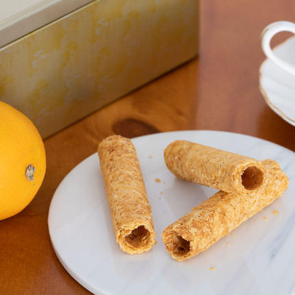 【外运冷链】香港皇玥原味鸡蛋卷饼干156g进口特产办公室零食休闲小吃早餐送礼 商品图3