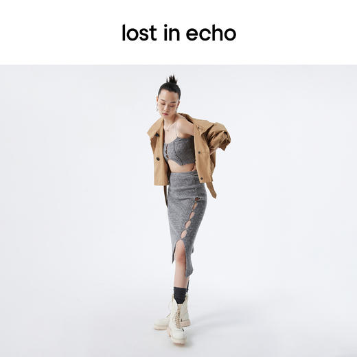 lost in echo 设计师品牌圆提手底花鞋跟西部短靴牛仔靴绑带靴 商品图2