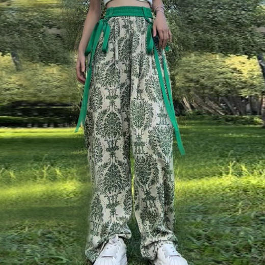 裁缝学苑AQ115 直筒拖地裤高腰显瘦阔腿裤纸样裤子女装服装打板图 商品图2