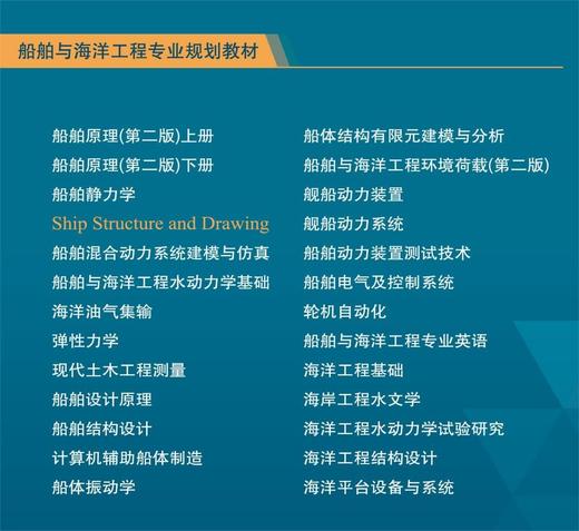 船舶结构与制图=Ship Structure and Drawing (英文版) 商品图1
