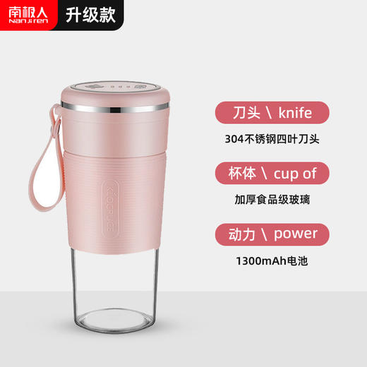 【家用电器】-无线随行电动果汁杯榨汁机小型迷你家用便携式榨汁杯 商品图4