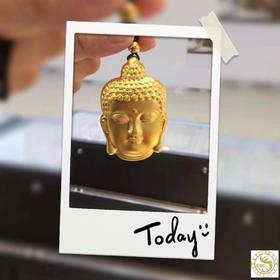 老凤祥 古法系列 佛头挂坠