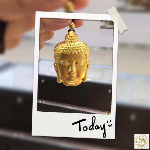 老凤祥 古法系列 佛头挂坠 商品图0