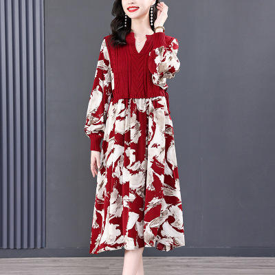 NYL-30283秋季新款时尚洋气胖MM宽松显瘦中长裙潮 商品图1