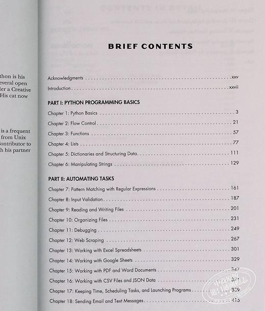 【中商原版】Python编程快速上手：让繁琐工作自动化 英文原版 Automate the Boring Stuff with Python Al Sweigart No Starch Pres 商品图5